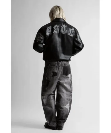 Wasted Paris - StrongHold Varsity Jacket - Black