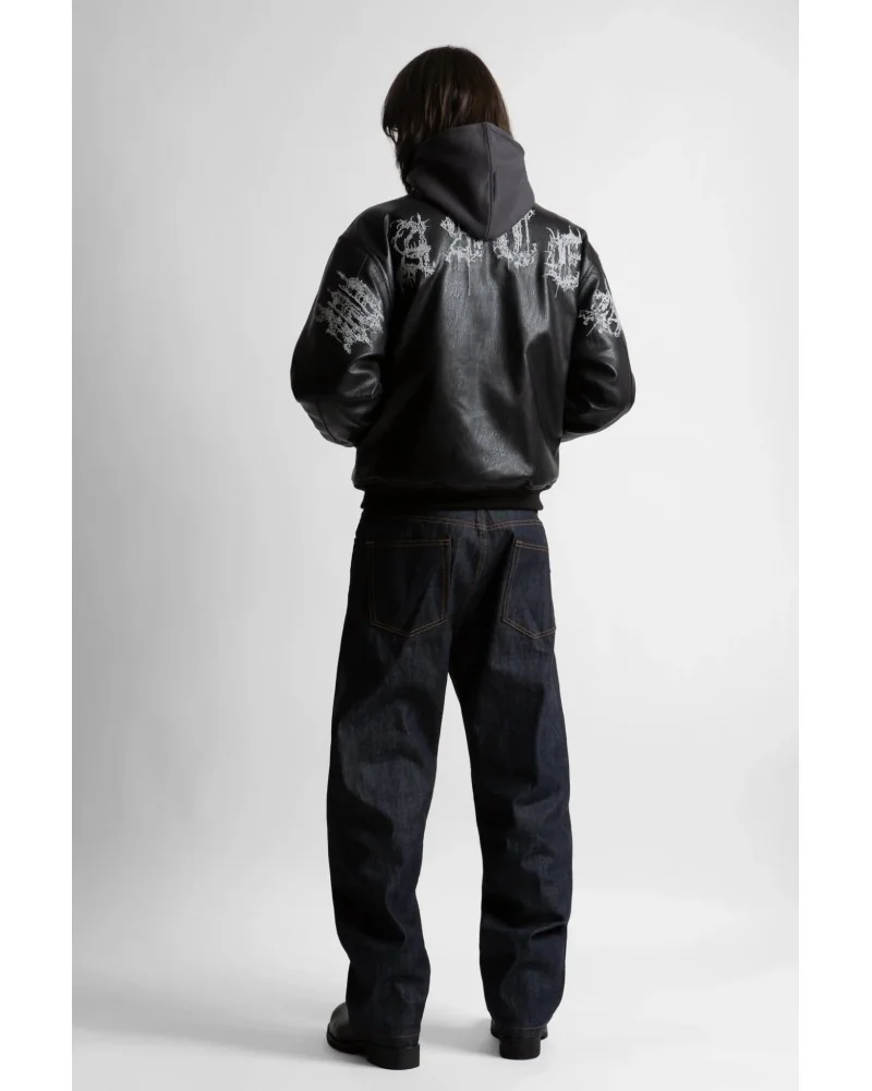 Wasted Paris - StrongHold Varsity Jacket - Black