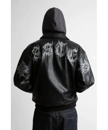 Wasted Paris - StrongHold Varsity Jacket - Black