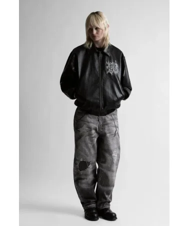 Wasted Paris - StrongHold Varsity Jacket - Black