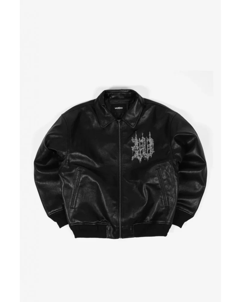 Wasted Paris - StrongHold Varsity Jacket - Black