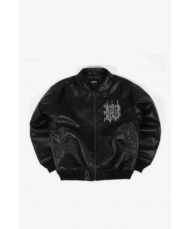 Wasted Paris - StrongHold Varsity Jacket - Black