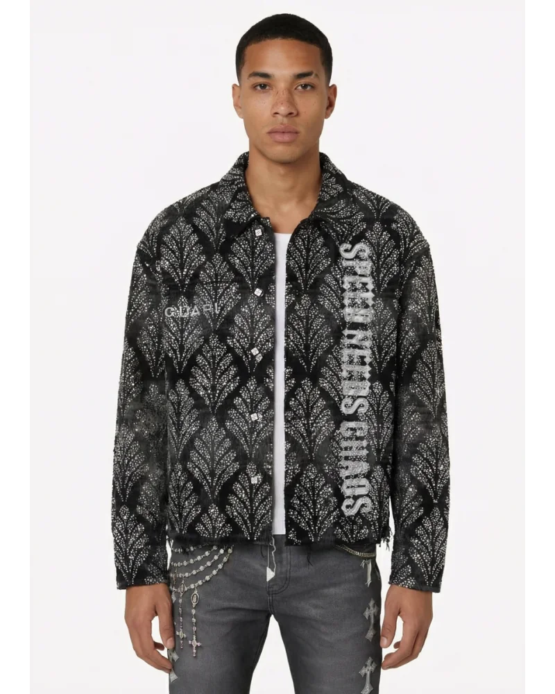 Guapi Clothing - Waxed Calligraphy Denim - Obsidian Black