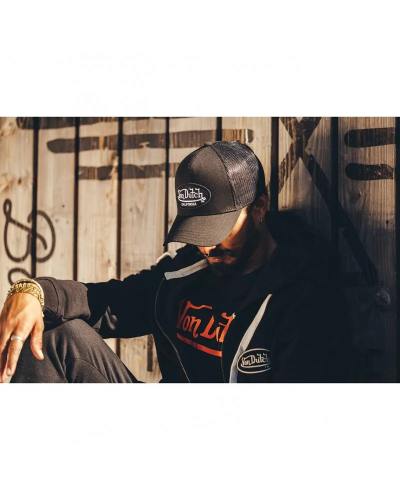 Von Dutch - LOFB Classic Oval Logo Trucker Cap - Black