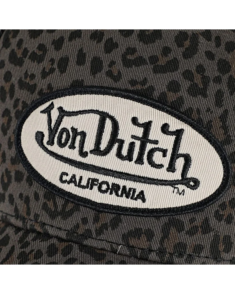 Von Dutch - Leopard Trucker Cap - Grey