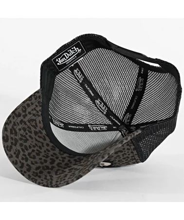 Von Dutch - Leopard Trucker Cap - Grey