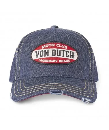 Von Dutch - Moto Baseball Cap - Denim