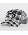 Von Dutch - Checkered Trucker Hat - White/Black