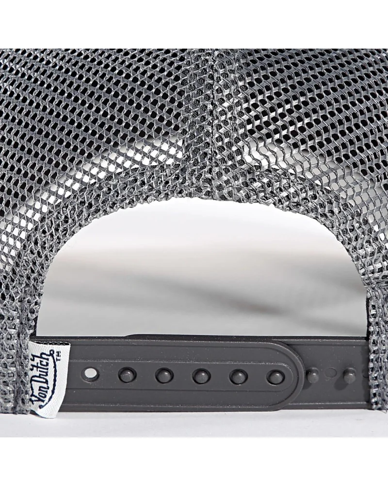 Von Dutch - Checkered Trucker Hat - White/Black