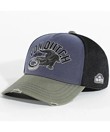 Von Dutch - Wild Crocodile Trucker Cap - Navy/Black