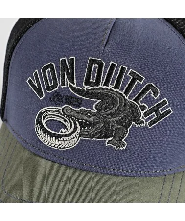 Von Dutch - Wild Crocodile Trucker Cap - Navy/Black
