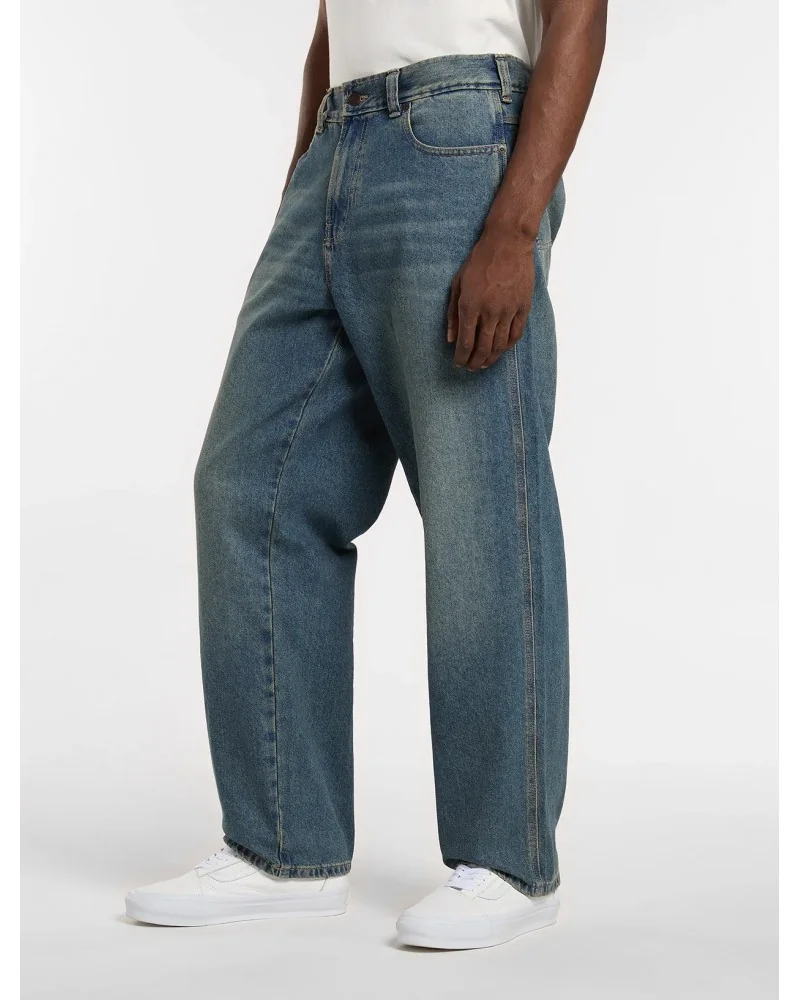 Dickies - Baggy Tapered Work Jeans - Washed Blue