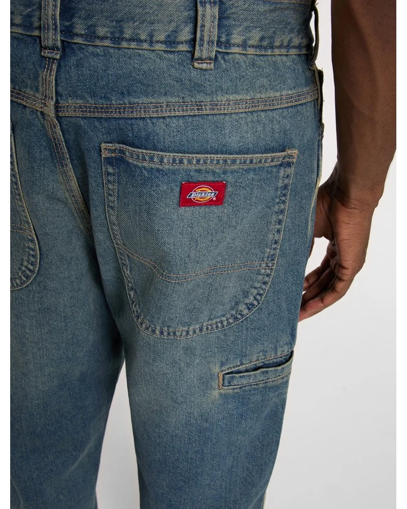 Dickies - Baggy Tapered Work Jeans - Washed Blue