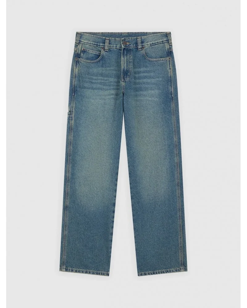 Dickies - Baggy Tapered Work Jeans - Washed Blue