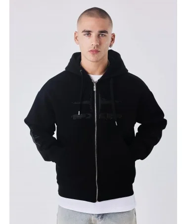 Project X Paris - Change The Game Rhinestones Zip Hoodie - Black