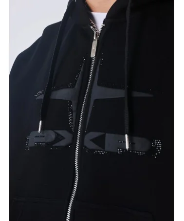 Project X Paris - Change The Game Rhinestones Zip Hoodie - Black