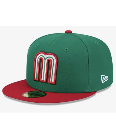 New Era - Mexico World Baseball Classic 2026 New Era 59FIFTY Fitted - Green / Red