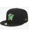 New Era - MLB Saint Patrick's Day Miami Marlins 59FIFTY Fitted - Black / Green