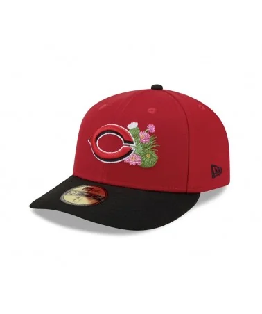 New Era - MLB26 Cincinnati Side Patch Pre-curved Fitted Cap - Red