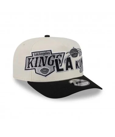 New Era - LA Kings NHL 9FIFTY A-Frame Snapback Adjustable Cap - Off White