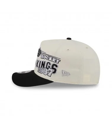 New Era - LA Kings NHL 9FIFTY A-Frame Snapback Adjustable Cap - Off White