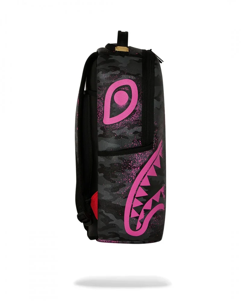 Sprayground NY - Penauts Snoopy Pink Stencil BackPack - Black/Pink