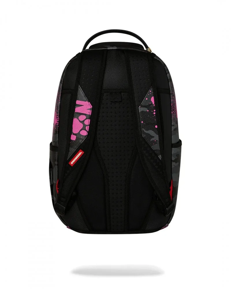 Sprayground NY - Penauts Snoopy Pink Stencil BackPack - Black/Pink