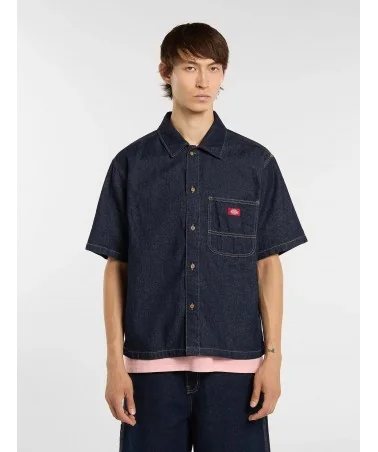 Dickies - Denim Shirt Rinsed - Denim Raw