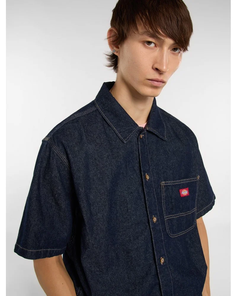 Dickies - Denim Shirt Rinsed - Denim Raw