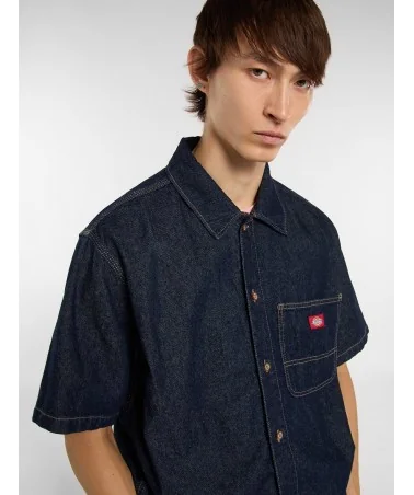 Dickies - Denim Shirt Rinsed - Denim Raw