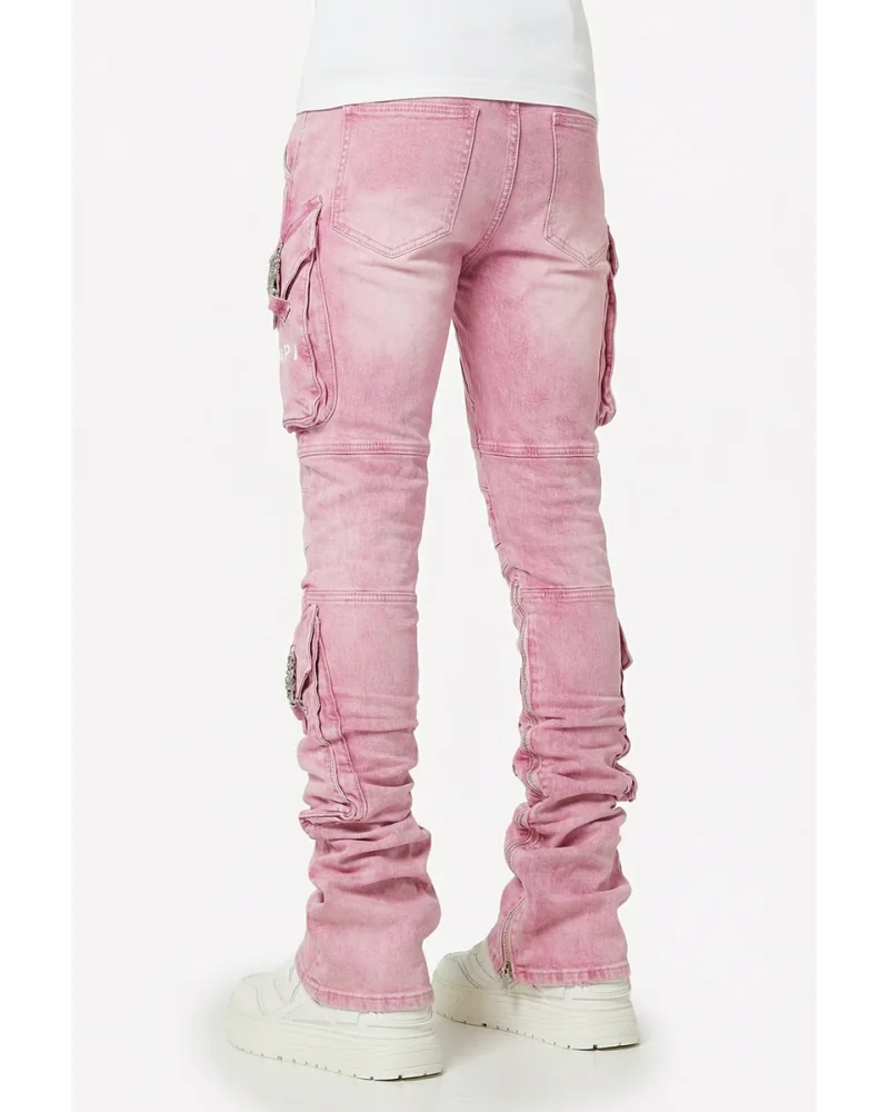 Guapi Clothing - Waxed Calligraphy Denim - Obsidian Black