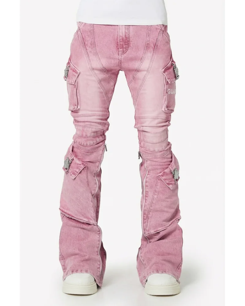 Guapi Clothing - Waxed Calligraphy Denim - Obsidian Black