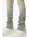 Guapi Clothing - Faded Cross Denim V2 Denim - Washed Blue