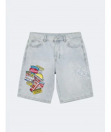 Project X Paris - West Coast Denim Shorts - Blue Denim