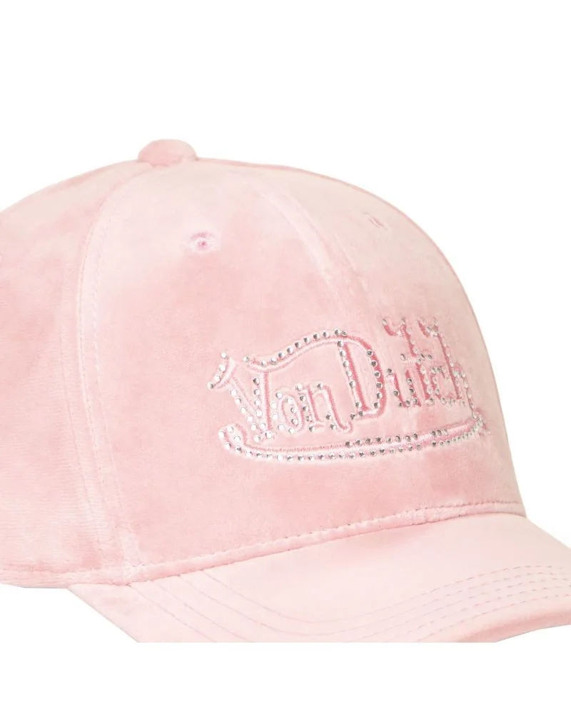 Von Dutch - Vel Rhinestone Trucker Cap - Pink