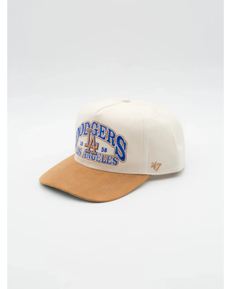 47 Brand -  HITCH Brentwood Suede Los Angeles Dodgers Snapback - Off White