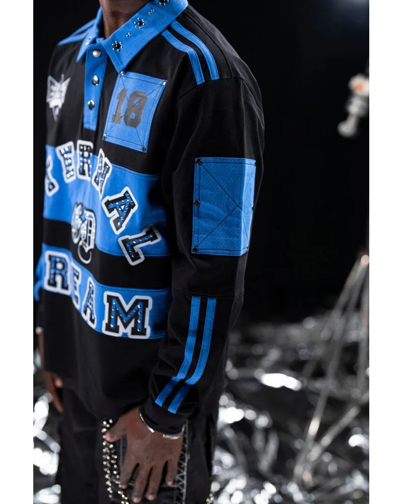 Elite Premium Jeans - Unfazed Embellished Hoodie - Black