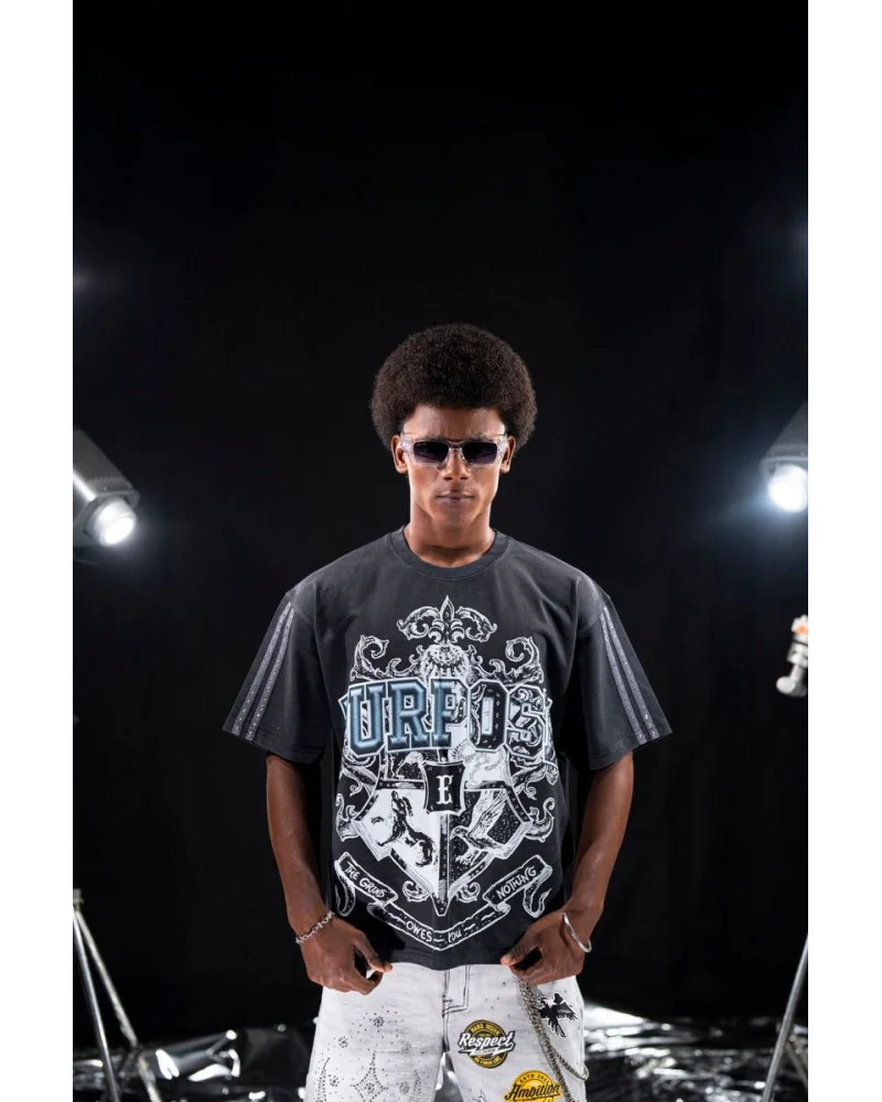 Elite Premium Jeans - Unfazed Embellished Hoodie - Black