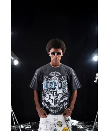 Elite Premium Jeans - Unfazed Embellished Hoodie - Black