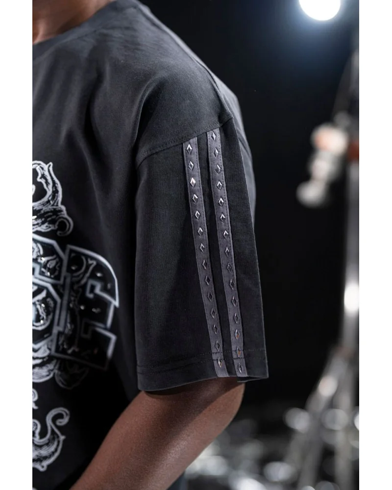 Elite Premium Jeans - Unfazed Embellished Hoodie - Black