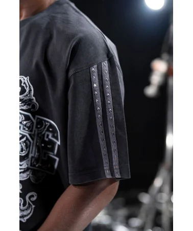 Elite Premium Jeans - Unfazed Embellished Hoodie - Black