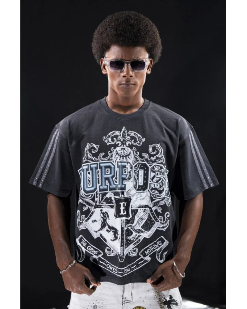 Elite Premium Jeans - Unfazed Embellished Hoodie - Black