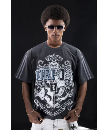 Elite Premium Jeans - Unfazed Embellished Hoodie - Black