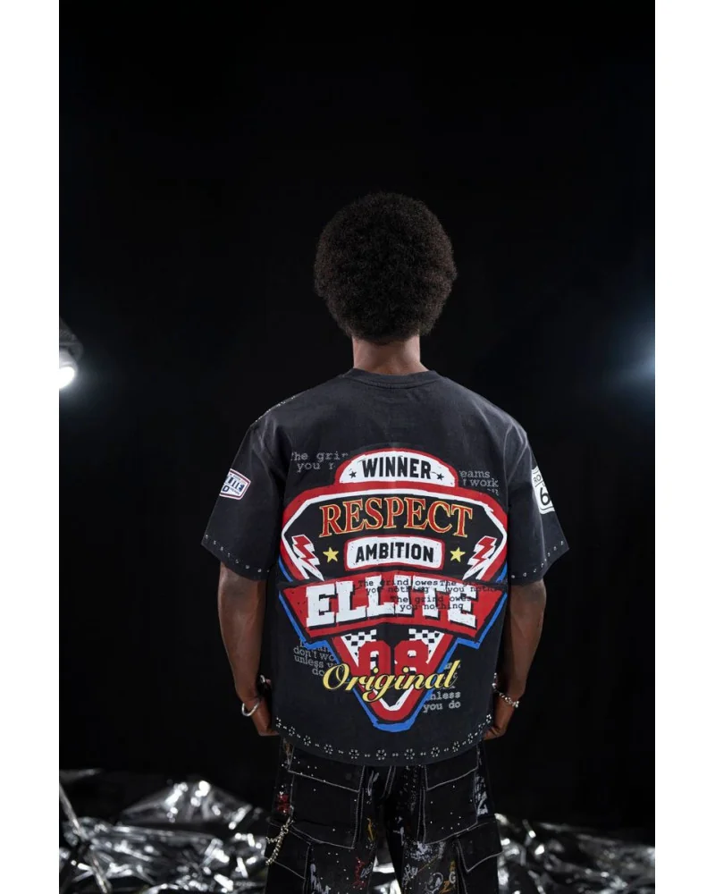 Elite Premium Jeans - Unfazed Embellished Hoodie - Black