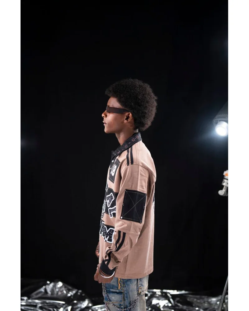 Elite Premium Jeans - Unfazed Embellished Hoodie - Black