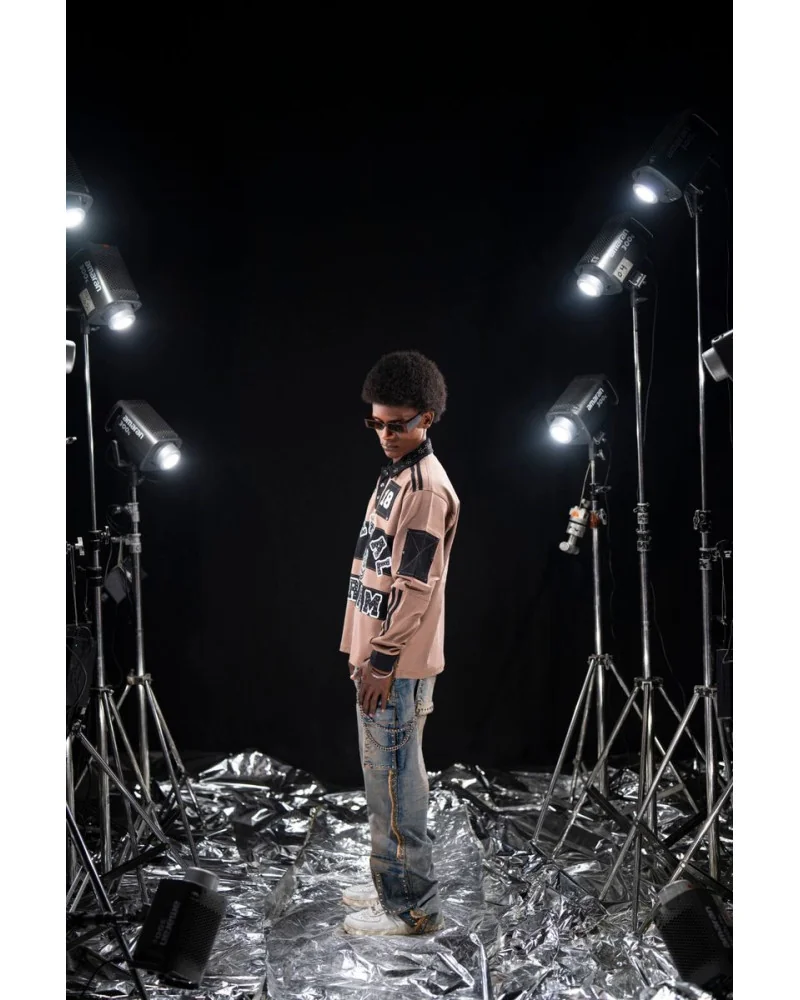 Elite Premium Jeans - Unfazed Embellished Hoodie - Black