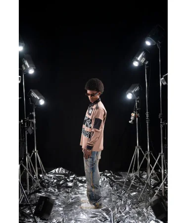 Elite Premium Jeans - Unfazed Embellished Hoodie - Black