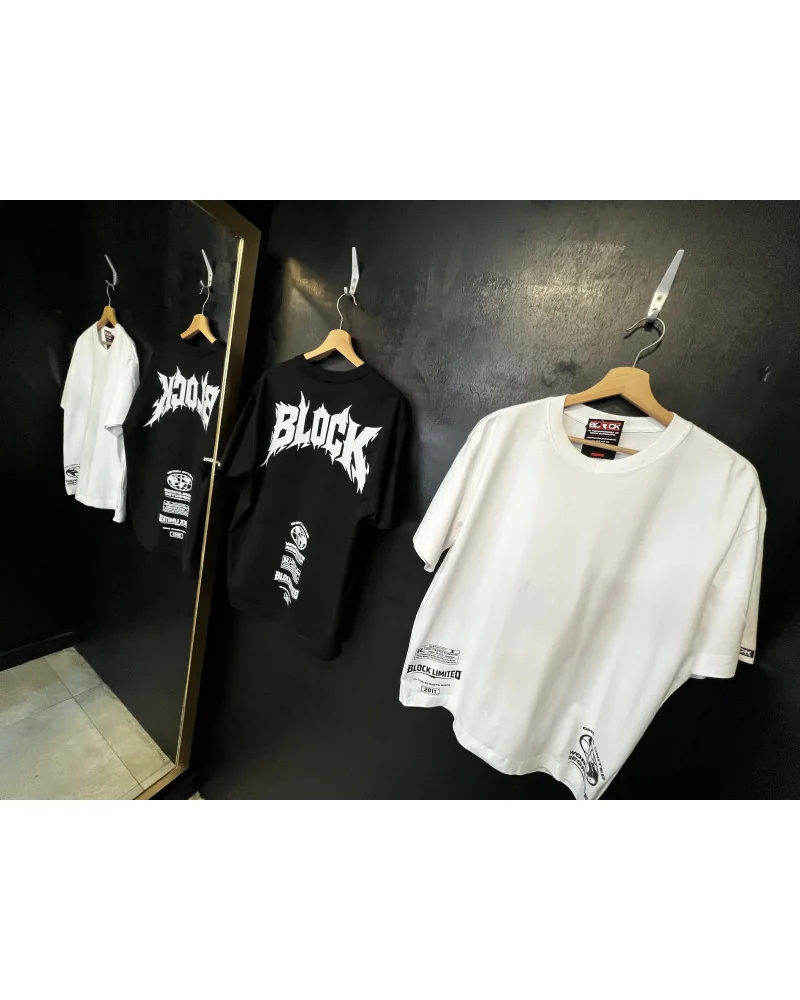 Block Limited - Bandana Boxy Fit Tshirt - Black | blockshops
