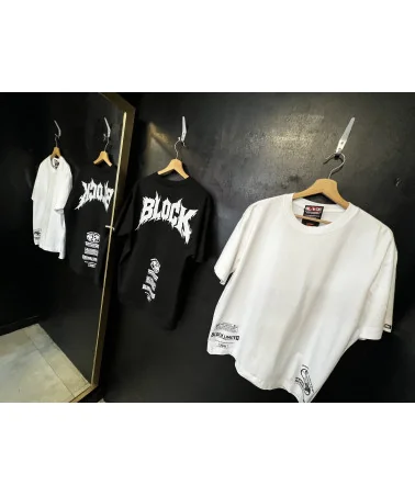 Block Limited - Bandana Boxy Fit Tshirt - Black | blockshops