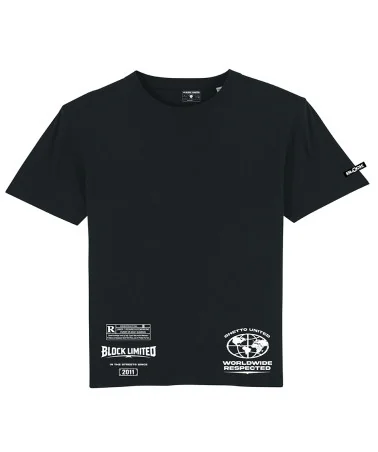 Block Limited - Bandana Boxy Fit Tshirt - Black | blockshops